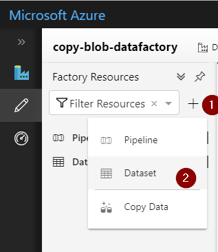 Create Dataset Storage